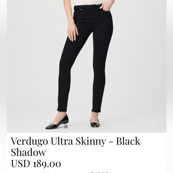 PAIGE Denim - PAIGE Verdugo Ultra Skinny denim size 25 EUC
